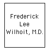 Dr. Frederick Lee Wilhoit