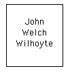 John Welch Wilhoyte